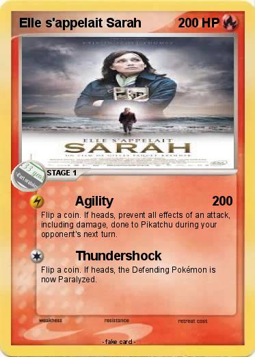Pokemon Elle s'appelait Sarah