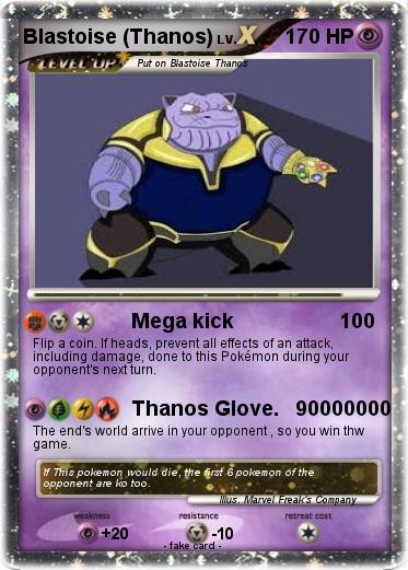 Pokemon Blastoise (Thanos)
