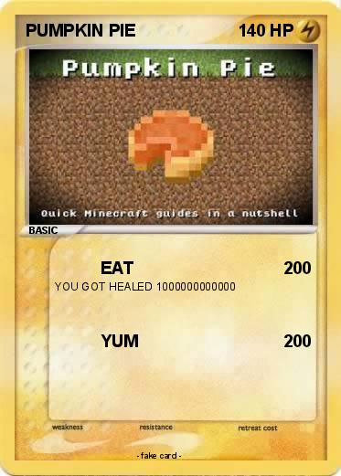 Pokemon PUMPKIN PIE
