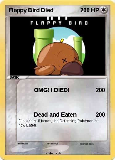 Pokemon Flappy Bird Died
