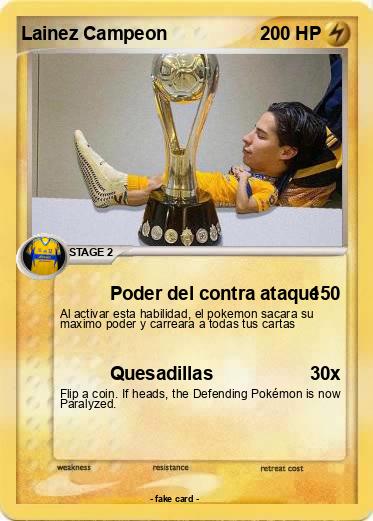 Pokemon Lainez Campeon