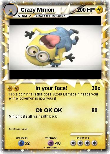 Pokemon Crazy Minion