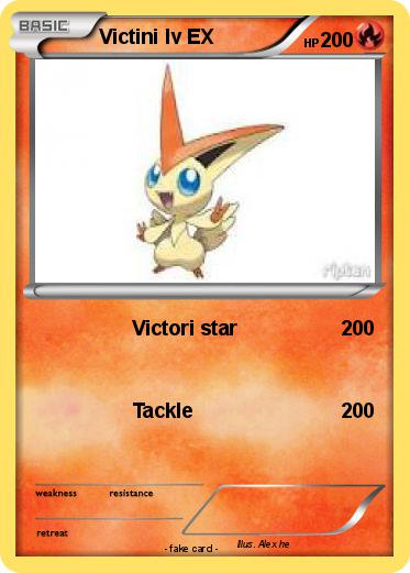 Pokemon Victini lv EX