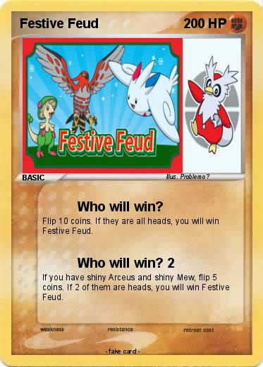 Pokemon Festive Feud