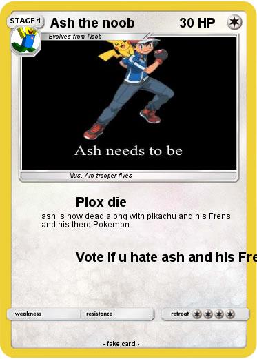 Pokemon Ash the noob