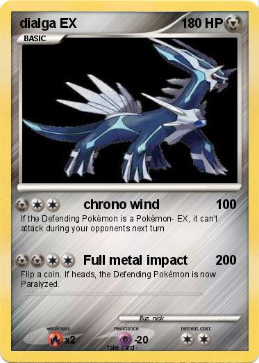 Pokemon dialga EX