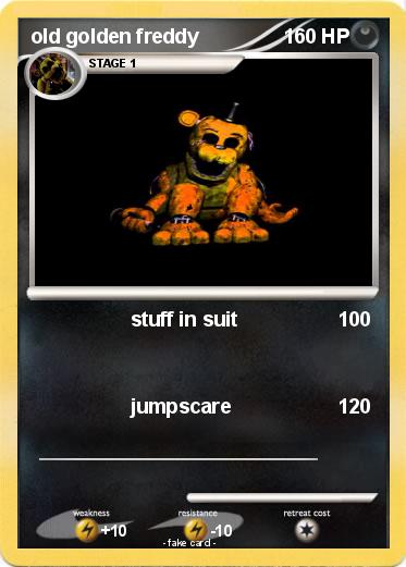 Pokemon old golden freddy