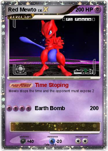 Pokemon Red Mewto