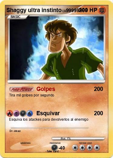 Pokemon Shaggy ultra instinto