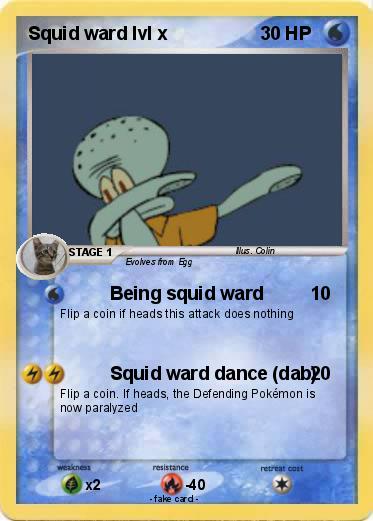 Pokemon Squid ward lvl x