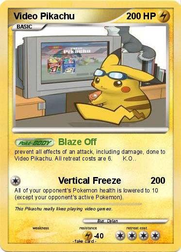 Pokemon Video Pikachu