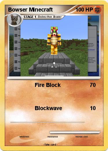 Pokemon Bowser Minecraft