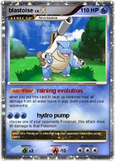 Pokemon blastoise