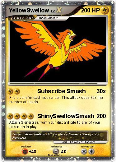 Pokemon YellowSwellow
