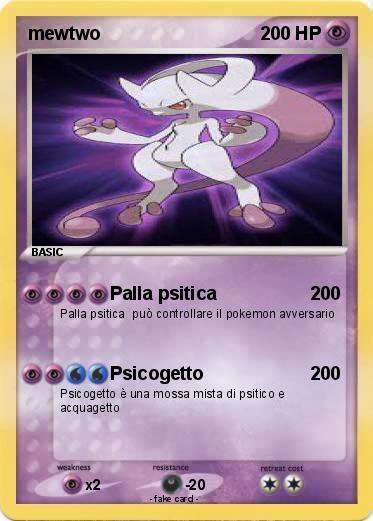 Pokemon mewtwo