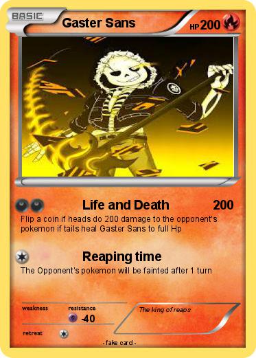 Pokemon Gaster Sans
