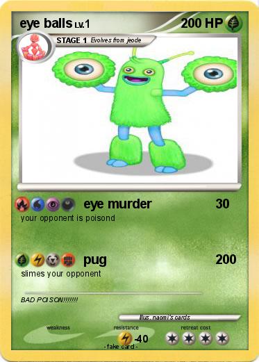 Pokemon eye balls