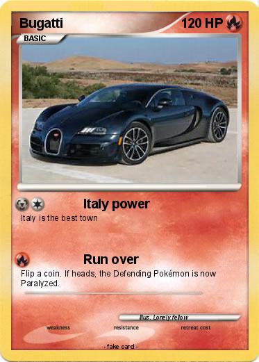 Pokemon Bugatti