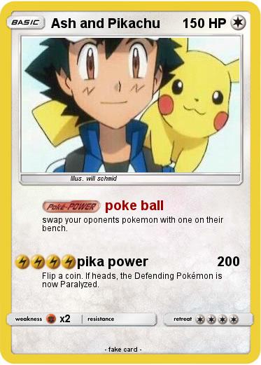Pokemon Ash and Pikachu