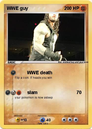 Pokemon WWE guy