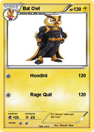 Pokemon Bat Owl