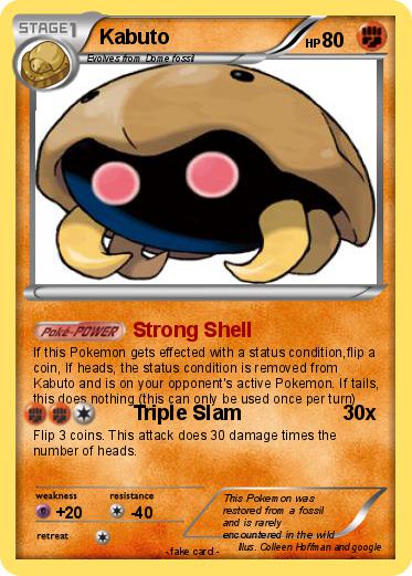 Pokemon Kabuto