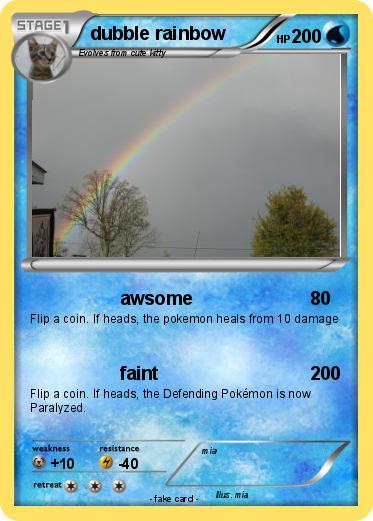 Pokemon dubble rainbow