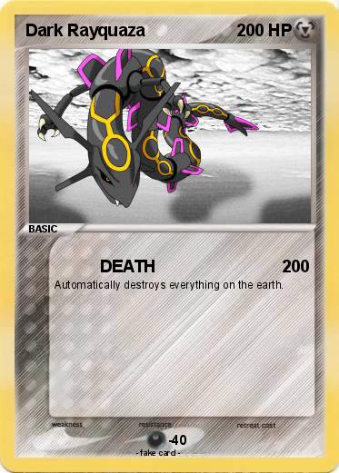 Pokemon Dark Rayquaza