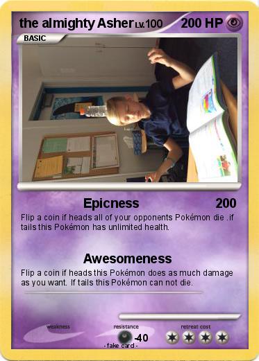 Pokemon the almighty Asher