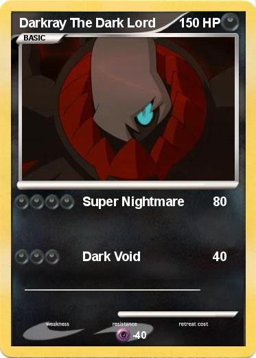 Pokemon Darkray The Dark Lord