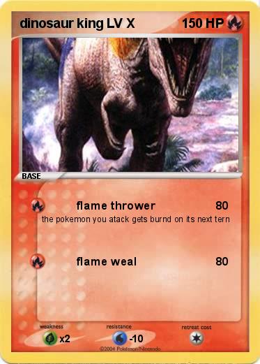 Pokemon dinosaur king LV X