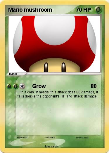Pokemon Mario mushroom