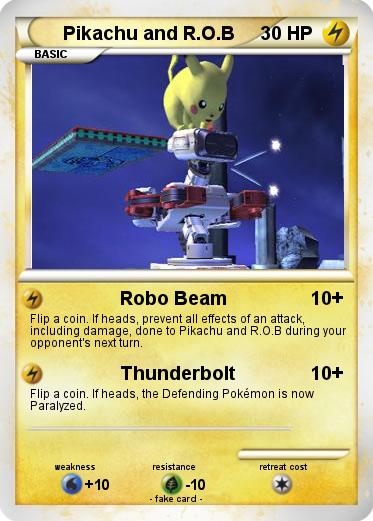 Pokemon Pikachu and R.O.B