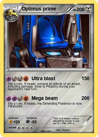 Pokemon Optimus prime