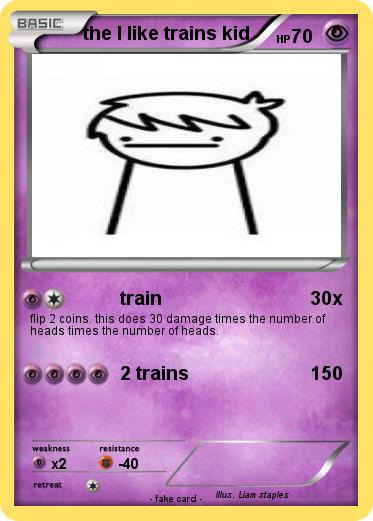 Pokemon the I like trains kid