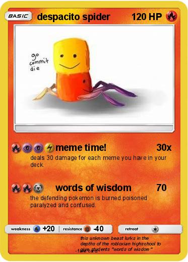 Pokemon despacito spider