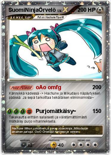 Pokemon SuomiNinjaÖrvelö