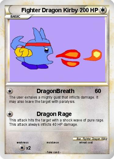 Pokemon Fighter Dragon Kirby
