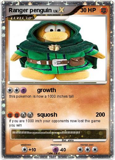 Pokemon Ranger penguin