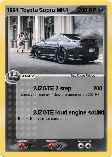 Pokemon 1994 Toyota Supra MK4