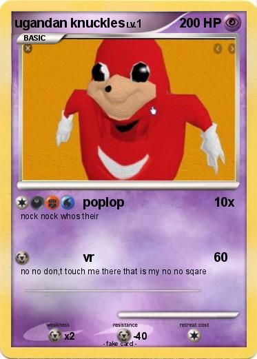 ugandan knuckles yugioh card Do you know da wae? : r/mpcproxies
