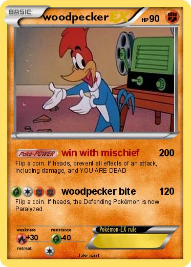 Pokemon woodpecker