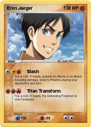 Pokemon Eren Jaeger
