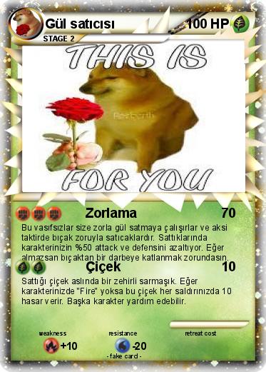 Pokemon Gül satıcısı