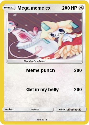 Pokemon Mega meme ex
