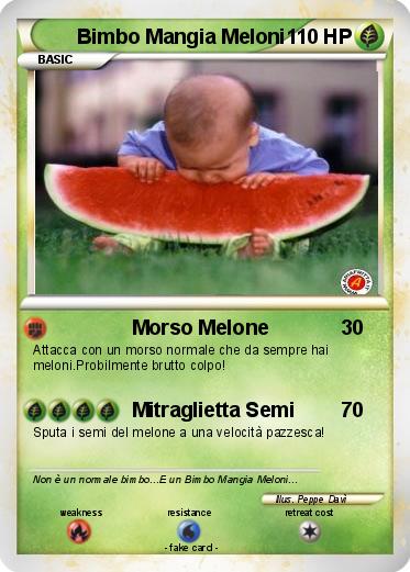 Pokemon Bimbo Mangia Meloni