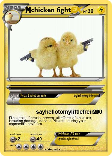 Pokemon chicken fight