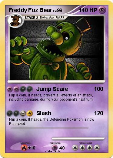 Pokemon Freddy Fuz Bear