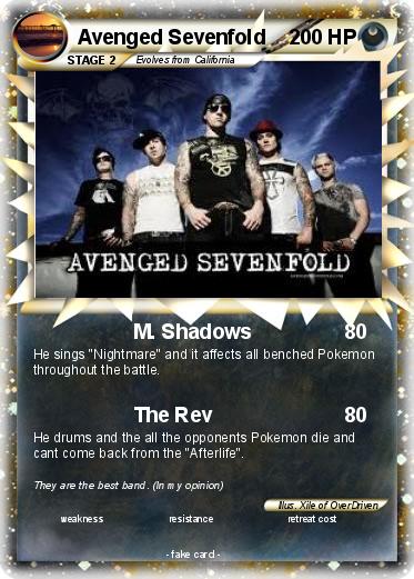 Pokemon Avenged Sevenfold