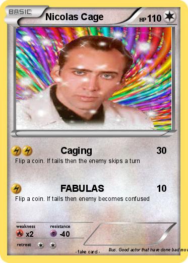 Pokemon Nicolas Cage